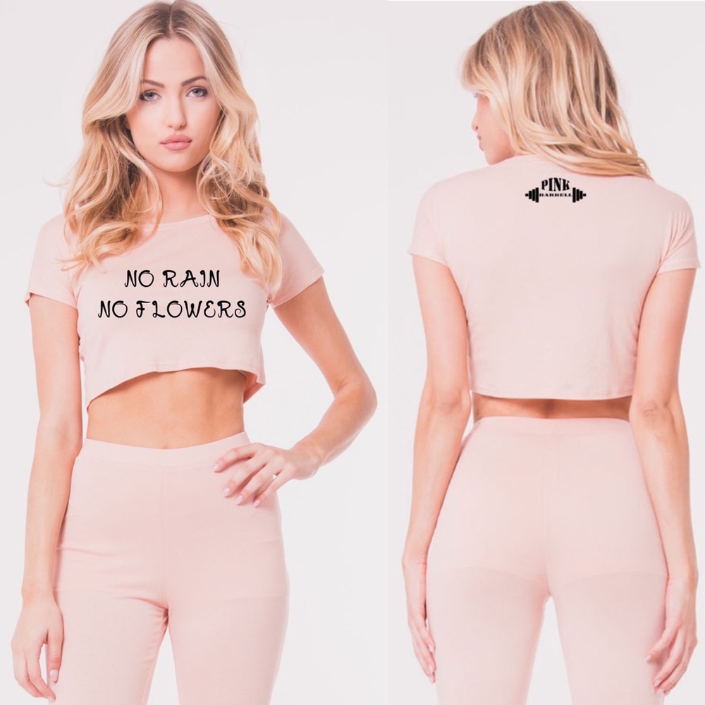 No Rain No Flowers Crop Top